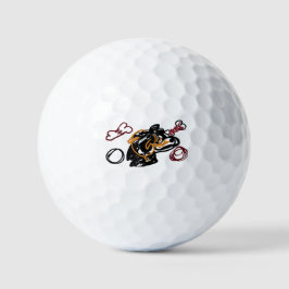 Kaukasische Herdershond kunst  Golfballen