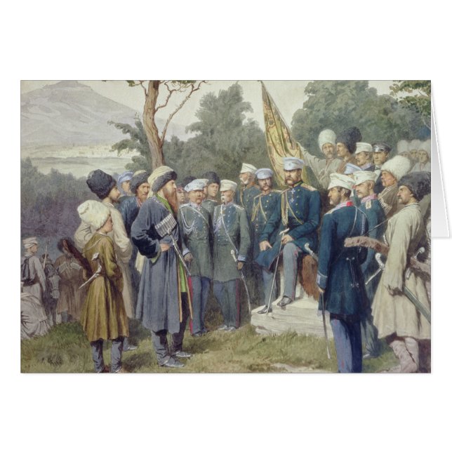 Kaukasische leider Shamil (Voorkant Horizontaal)