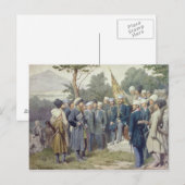 Kaukasische leider Shamil Briefkaart (Voorkant / Achterkant)