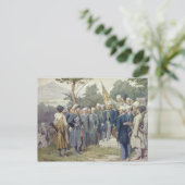Kaukasische leider Shamil Briefkaart (Staand voorkant)