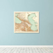Kaukasus 7374, Caspian Zee Canvas Afdruk (Insitu (Houten vloer))