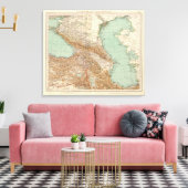 Kaukasus 7374, Caspian Zee Canvas Afdruk (Insitu (Woonkamer))
