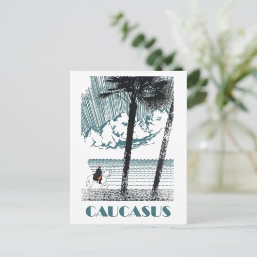 Kaukasus Briefkaart (Staand voorkant)