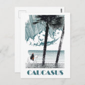 Kaukasus Briefkaart (Voorkant / Achterkant)