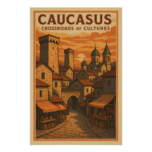 Kaukasus - Kruispunt van culturen Perfect Poster