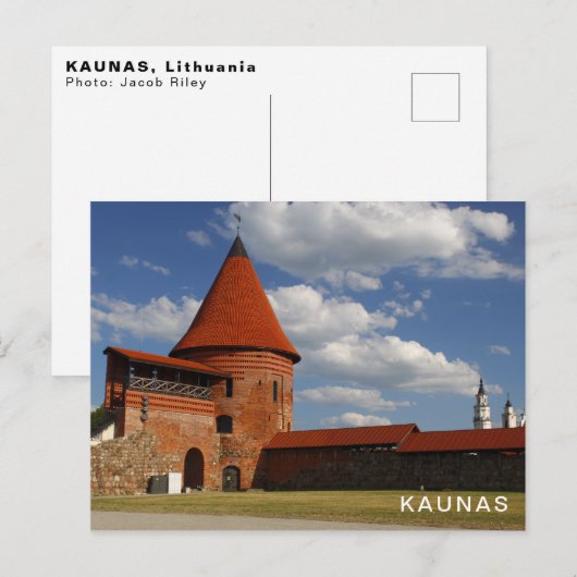 Kaunas Briefkaart (Voorkant / Achterkant)
