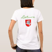 Kaunas Lietuva NEW COA Front T-shirt (Achterkant)