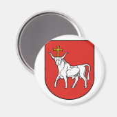 Kaunas stad, Litouwen Magneet (Voorkant / Achterkant)