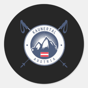 Kaunertal skivakantie, Après-ski skien Oostenrijk Ronde Sticker