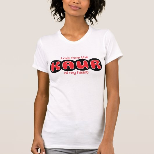 Kaur love t-shirt (Voorkant)