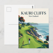 Kauri Cliffs Nieuw-Zeeland Briefkaart (Voorkant / Achterkant)