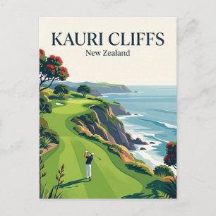 Kauri Cliffs Nieuw-Zeeland Briefkaart