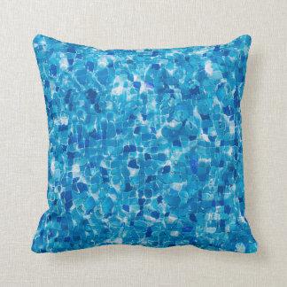 Kausje met blauw mozaïekpatroon kussen