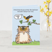 Kauw! Grappige verjaardag Kaart met Himalaya (Gele Bloem)