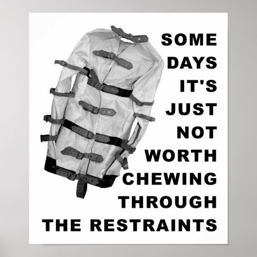 Kauw je door de Boeien Grappige Poster (Voorkant)