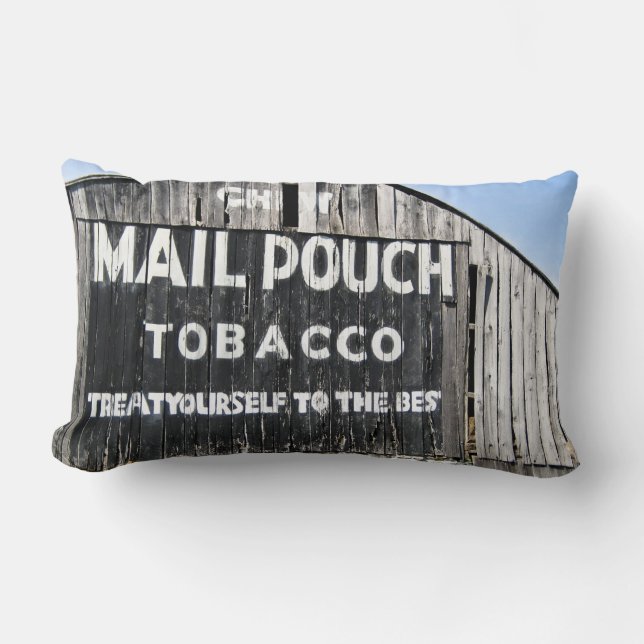 Kauw Mail Pouch Tabak - Behandel uzelf aan het Bes Kussen (Voorkant)