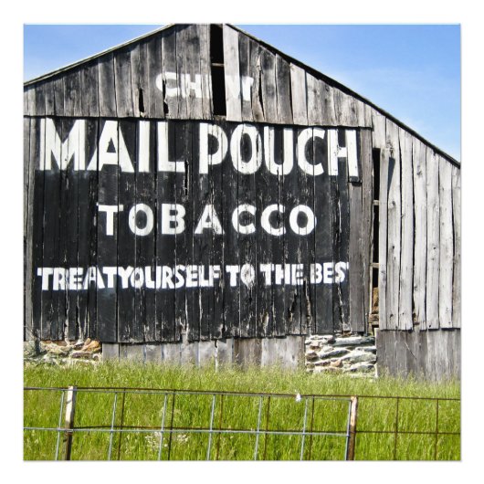 Kauw Mail Pouch Tabak - Geef jezelf het beste Foto Afdruk (Voorkant)