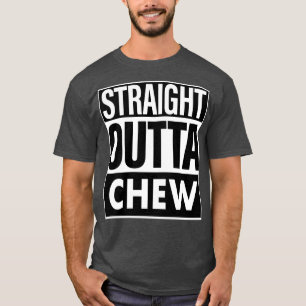 Kauw naam recht uit kauwen t-shirt