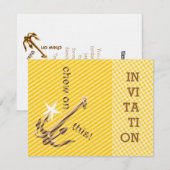 Kauw op deze haakinwijding kaart (Voorkant / Achterkant)