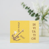 Kauw op deze haakinwijding kaart (Staand voorkant)