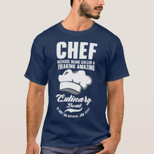 Kauwbeest Culinaire Kunst Koken bakmaaltijden T-shirt