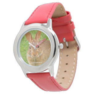 Kauwende Bunny Kauwde Groenen op de Golfvliegbaan Horloge