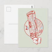 Kauwgom grappige tonijn vis smaak briefkaart (Voorkant / Achterkant)