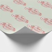 Kauwgom grappige tonijn vis smaak cadeaupapier (Hoek)