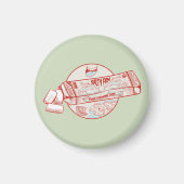 Kauwgom grappige tonijn vis smaak magneet (Voorkant)