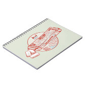 Kauwgom grappige tonijn vis smaak notitieboek (Linkerzijde)