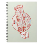 Kauwgom grappige tonijn vis smaak notitieboek (Voorkant)