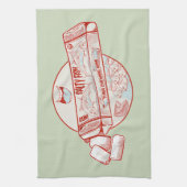 Kauwgom grappige tonijn vis smaak theedoek (Verticaal)