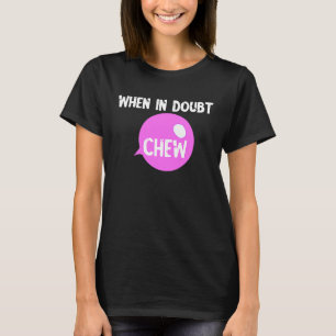 Kauwgom in dubbelwandige Snoep T-shirt