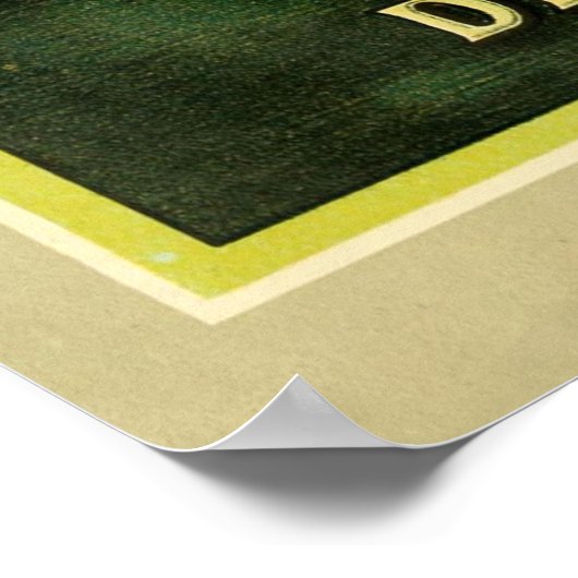 Kauwgom Snoep van kippen Mint Poster (Hoek)