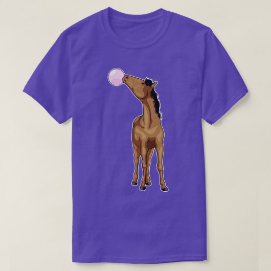 Kauwgom voor paarden t-shirt (Design voorkant)