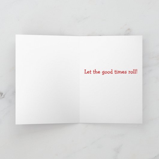 Kauwgomautomaat Kerstkaart Feestdagen Kaart (Binnen)