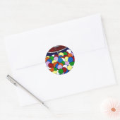 Kauwgomautomaat Ronde Sticker (Envelop)