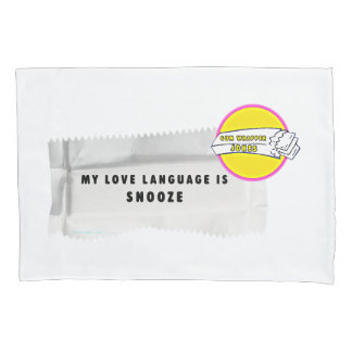 Kauwgomwikkelgrappen Liefdestaal Pillow Case Kussensloop