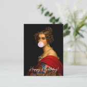 Kauwgum Diva Beierse schoonheid Briefkaart (Staand voorkant)
