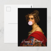 Kauwgum Diva Beierse schoonheid Briefkaart (Voorkant / Achterkant)