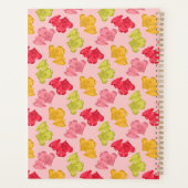 Kauwkoe Koe Tropisch Fruit Roze Planner (Achterkant)
