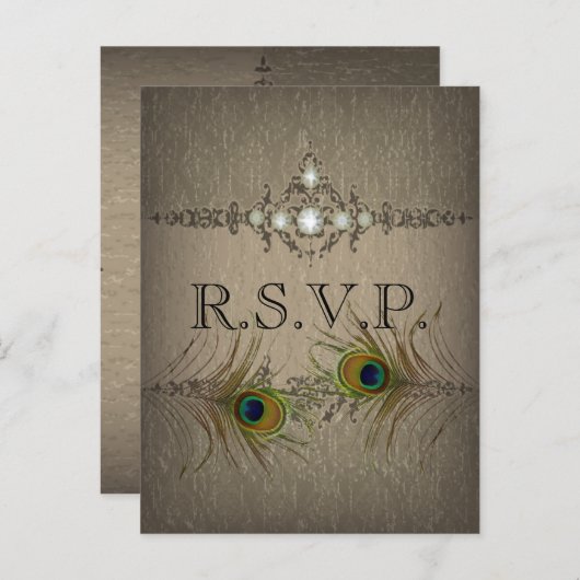  kauwpauw RSVP-uitnodiging Uitnodiging Briefkaart (Voorkant / Achterkant)