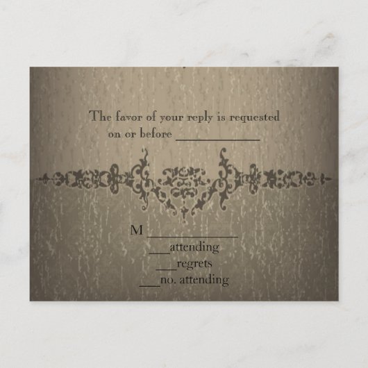  kauwpauw RSVP-uitnodiging Uitnodiging Briefkaart (Achterkant)