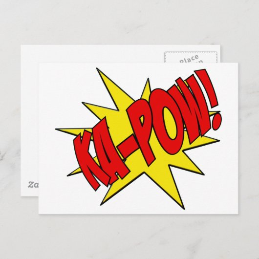 kauwpow briefkaart (Voorkant / Achterkant)