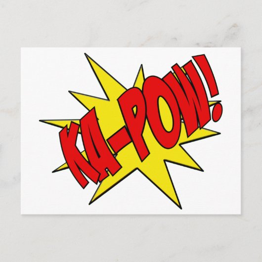 kauwpow briefkaart (Voorkant)