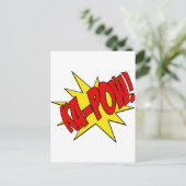 kauwpow briefkaart (Staand voorkant)