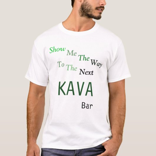 Kava Bar-Shirt T-shirt (Voorkant)