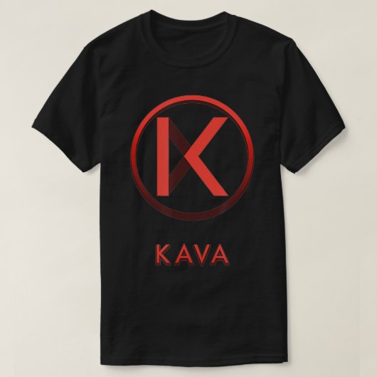KAVA Crypto Token Decentralised Finance HODL Block T-shirt (Design voorkant)
