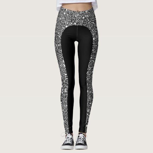 Kavels 'n' Lotsa Bikes - Leggings voor fietsers Ve (Voorkant)