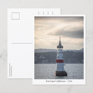 Kavringen Lighthouse Oslo Briefkaart